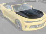 2016-UP CAMARO ZL1 ALUMINUM FRONT AIR VENTED HOOD COVER