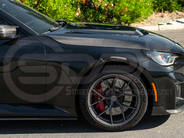 2023-Up BMW G87 M2 | TR Style 3PCS Carbon Fiber Front Bumper Splitter Lip Ground Effects