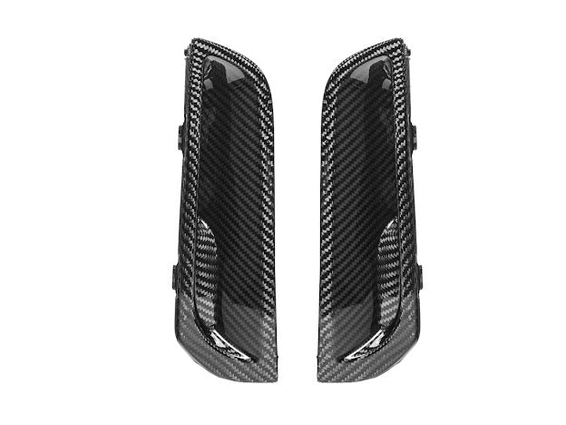 2023-UP TOYOTA GR COROLLA | FACTORY STYLE CARBON FIBER FRONT BUMPER SIDE VENT REPLACEMENT (PAIR)