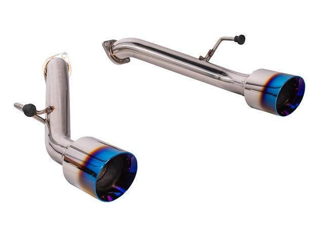 2023-PRESENT NISSAN 400Z RZ34 | MUFFLER DELETE AXLE BACK DUAL TIPS EXHAUST (CHROME OR BURNT BLUE TIPS)