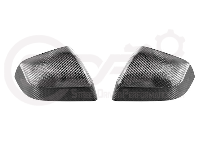 2025-Up Tesla Model Y | Carbon Fiber Tape On Side Mirror Cap Covers Pair