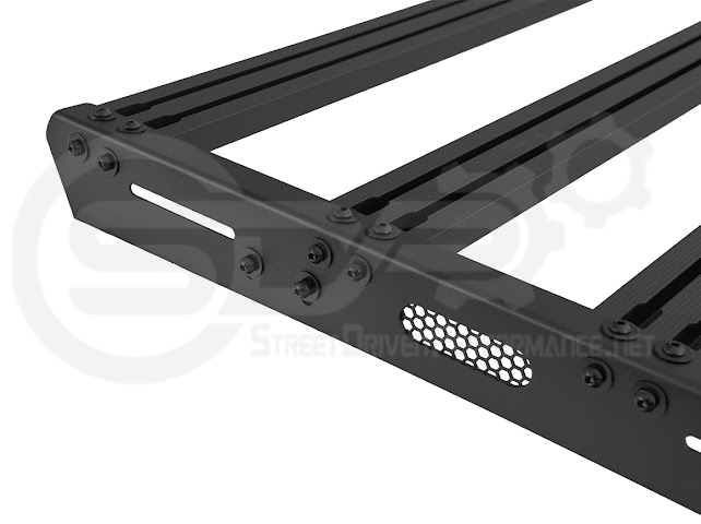 2016-2023 Toyota Tacoma | Extreme Off-Road Version 2 Carbon Steel Black Top Roof Rack Cargo Luggage Carrier
