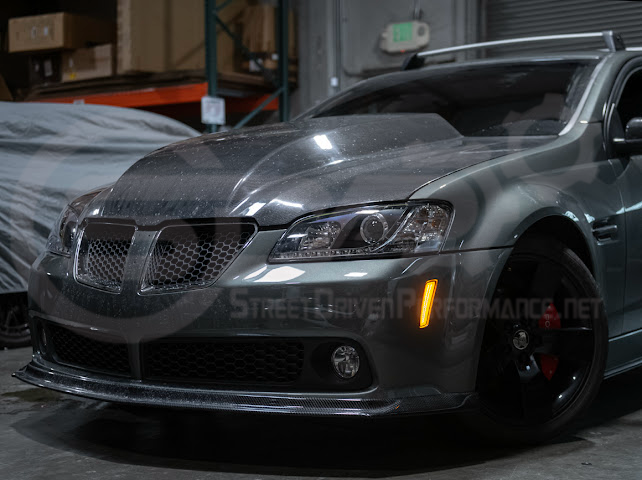 2008-2009 Pontiac G8 | Front Clear / Amber / or Smoke Lens Amber Light LED Side Markers Pair