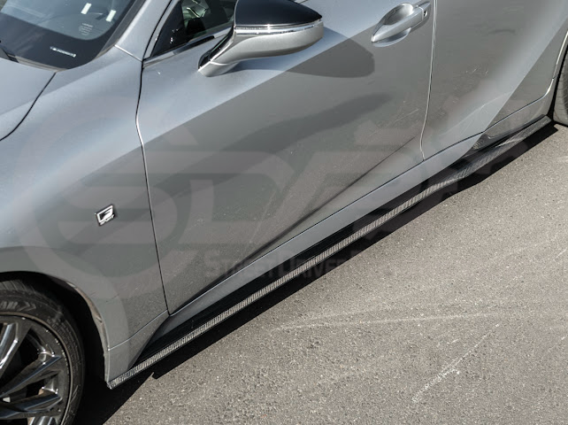 2021-UP LEXUS IS300, IS350, IS500 | JDM NOVEL STYLE SIDE SKIRTS ROCKER PANEL EXTENSIONS  GROUND EFFECTS