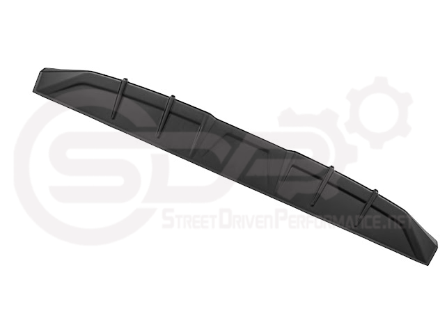 2019-Up Silverado 2500 | Street Series Style MATTE BLACK Rear Tailgate Trunk Spoiler Wing