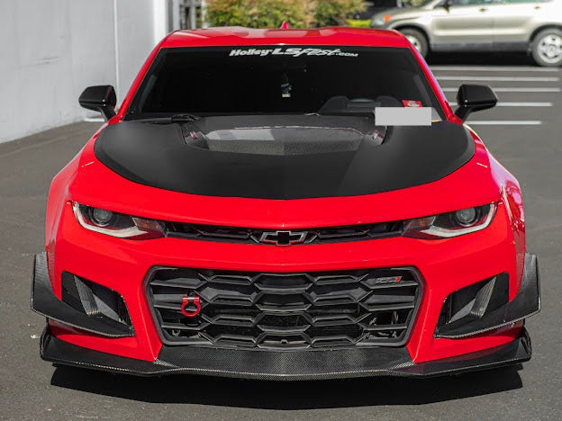 2017-UP CAMARO ZL1 1LE FRONT AIR DUCT BEZELS & CANARDS DIVE PLANES