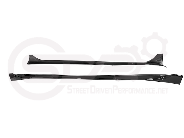 2025-UP TESLA MODEL Y | SDP TRACK STYLE SIDE SKIRTS ROCKER PANEL GROUND EFFECTS PAIR