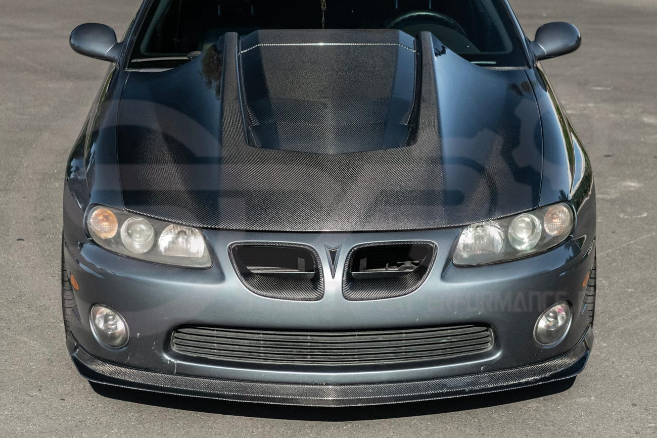 2004-2006 PONTIAC GTO | ZR1 STYLE CARBON FIBER FRONT VENTED COWL HOOD