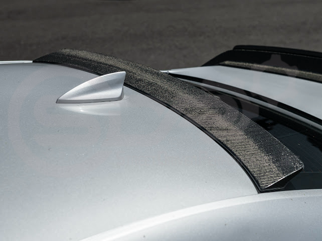 2013-2018 Cadillac ATS ATS-V Sedan Carbon Fiber Rear Roof Top Window Spoiler