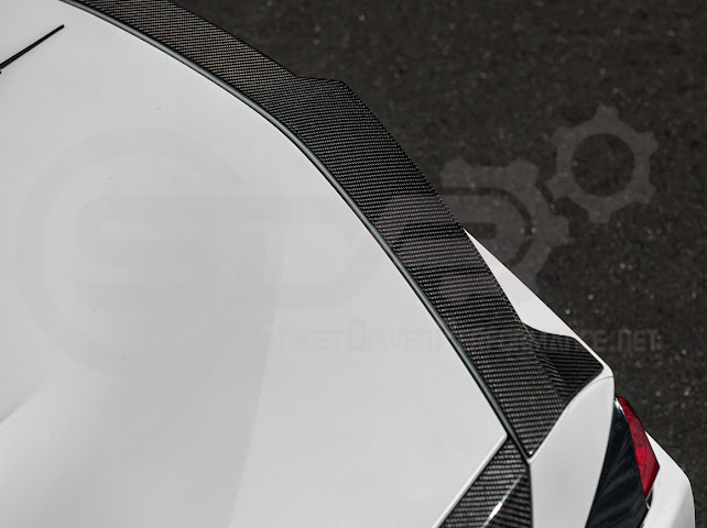 2020-Up Chevrolet Corvette C8 Stingray & Z51 | Carbon Fiber Rear Spoiler Wing Delete Hole Panel Cover