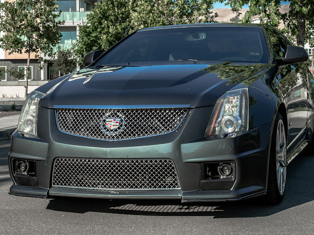 2009-15 CADILLAC CTS-V V2 |FACTORY STYLE FRONT LIP SPLITTER GROUND EFFECTS