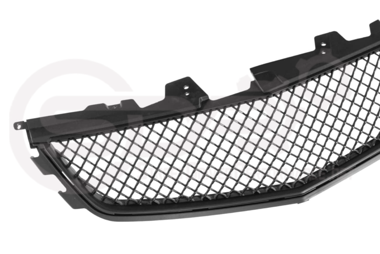 2009-2015 CTS-V V2 -  Black front grilles set (blank no emblem)
