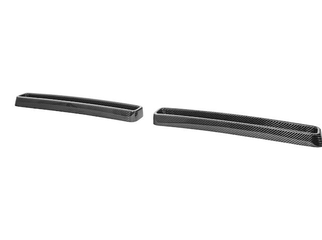 2015-2023 DODGE CHALLENGER | FACTORY STYLE CARBON FIBER HEADLIGHT TRIM COVER W/ FRONT GRILLE INSERT