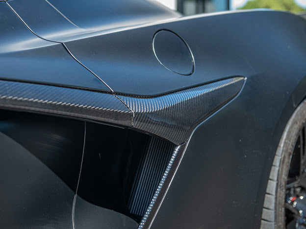 2020+ CORVETTE C8 Z06 / E-RAY |  CARBON FIBER DOOR HANDLE PAIR