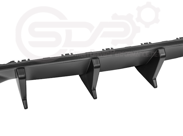 2020-UP DODGE CHARGER WIDEBODY | SRT PERFORMANCE TRACK STYLE REAR BUMPER DIFFUSER