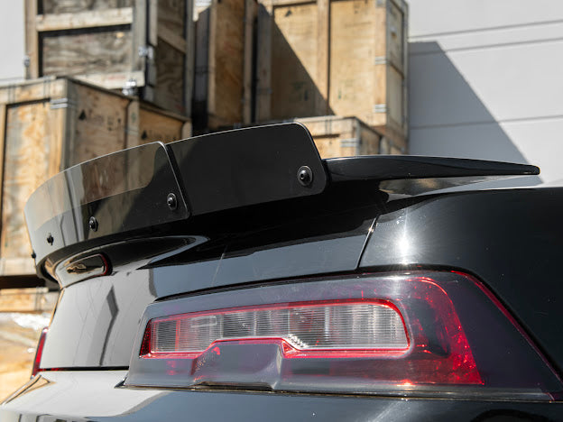 2014-2015 CAMARO SMOKE TINTED WICKERBILL SPOILER / WING