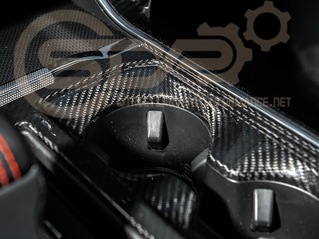 2021-UP FORD F-150 | FACTORY STYLE CARBON FIBER CENTER CONTROL GEAR SHIFT PANEL COVER