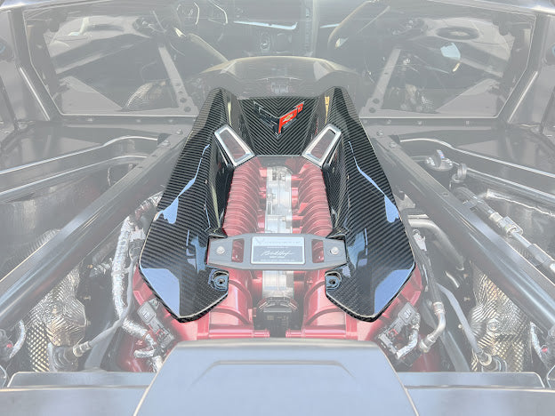 2023+ CORVETTE C8 Z06 CARBON FIBER ENGINE COVER
