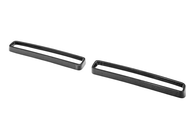 2015-2023 DODGE CHALLENGER | FACTORY STYLE CARBON FIBER HEADLIGHT TRIM COVER W/ FRONT GRILLE INSERT