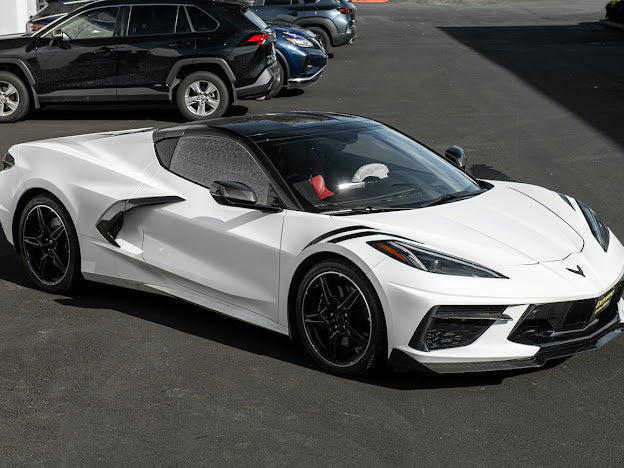 2020+ CORVETTE C8 CARBON FIBER REPLACEMENT MIRROR COVERS PAIR