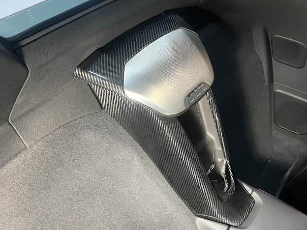 2020+ CORVETTE C8 CONVERTIBLE | CARBON FIBER INTERIOR WATERFALL SPEAKER GRILLE