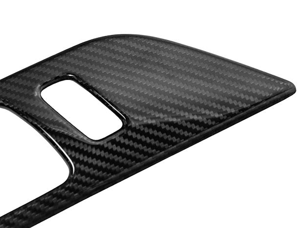 2024-Up Ford Mustang S650 | CARBON FIBER Interior Side Door Handle Panel Cover