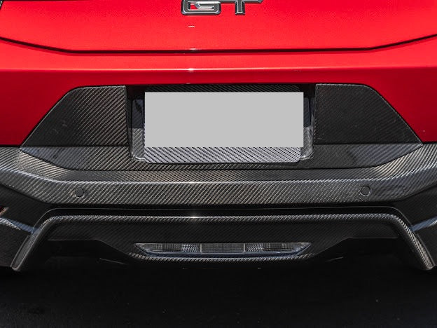 2024-Up Ford Mustang S650 | GT Style CARBON FIBER Rear Bumper Diffuser