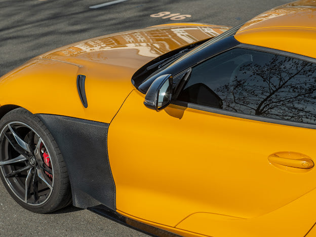 2020-Up Toyota GR Supra A90 A91 | JDM Factory Style Carbon Fiber Front Side Fender (Pair)