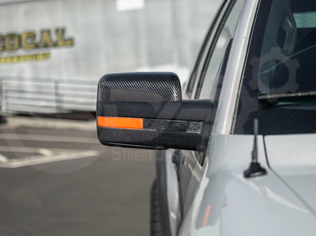 2009-2014 Ford F-150 Raptor SVT | Factory Style Carbon Fiber Mirror Covers Replacement