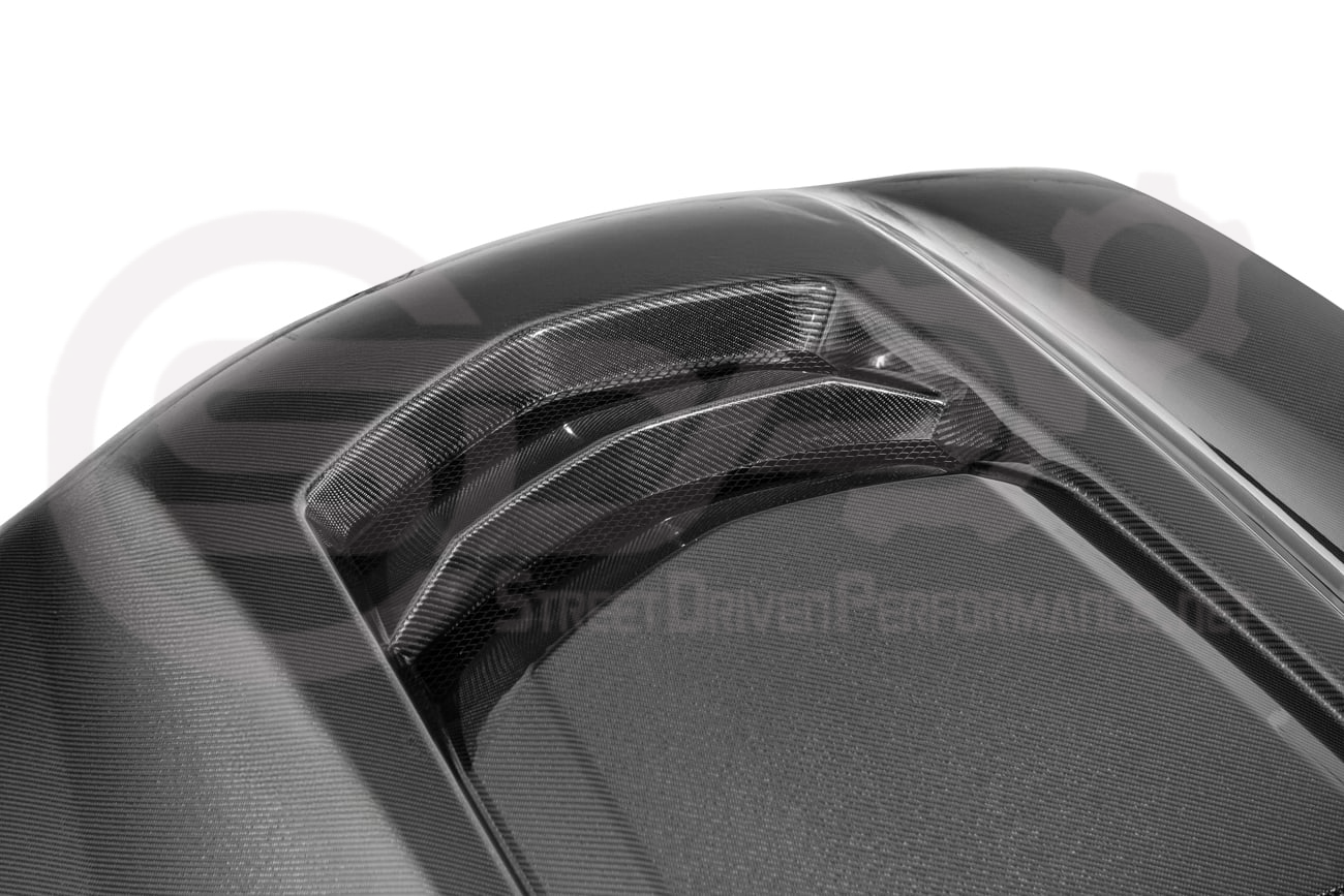 2004-2006 PONTIAC GTO | ZR1 STYLE CARBON FIBER FRONT VENTED COWL HOOD