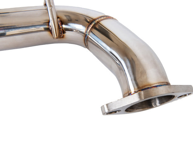 2015-2021 SUBARU WRX STI | MUFFLER DELETE QUAD TIPS CAT-BACK EXHAUST WITH BURNT BLUE TIPS