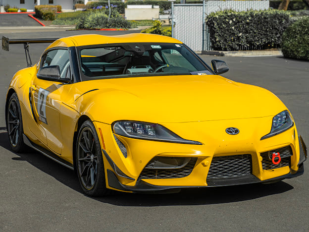 2020-Up Toyota GR Supra A90 A91 | SDP Performance Style CARBON FIBER Front Bumper Canard Splitter (Pair)