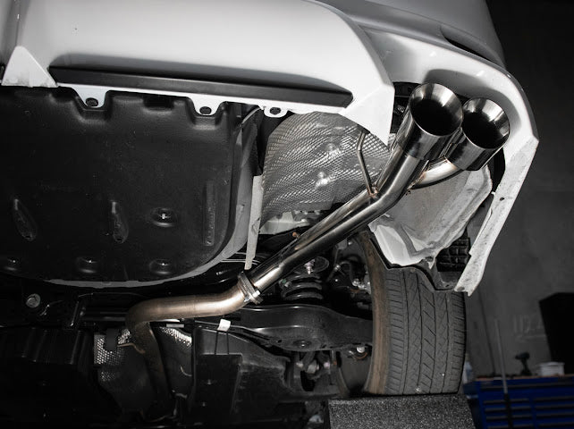 2018-2024 Toyota Camry SE | T-304 Muffler Delete Single Exit Axle Back Exhaust (Chrome or Burnt Blue Tips)