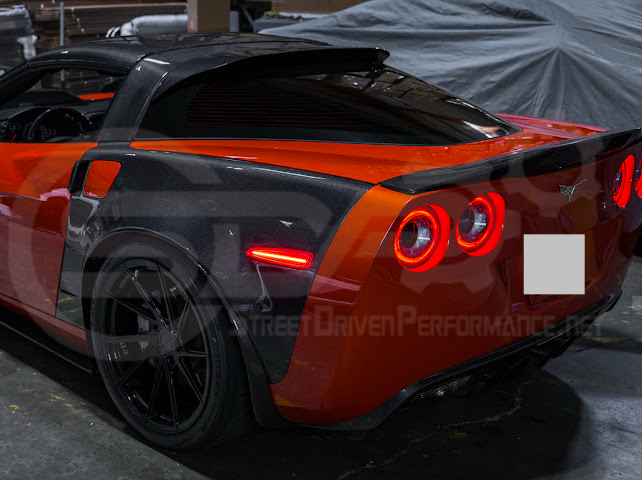 2005-2013 Chevrolet Corvette C6 | Amber Light LED Side Fender Markers Pair (Front and / or Rear) {Clear, Amber, Red, or Smoke Lenses}
