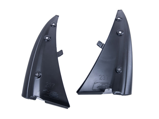 2014-2019 CORVETTE C7 GM ENHANCED TEXTURE FRONT SPLASH GUARDS/ MUD FLAPS PAIR