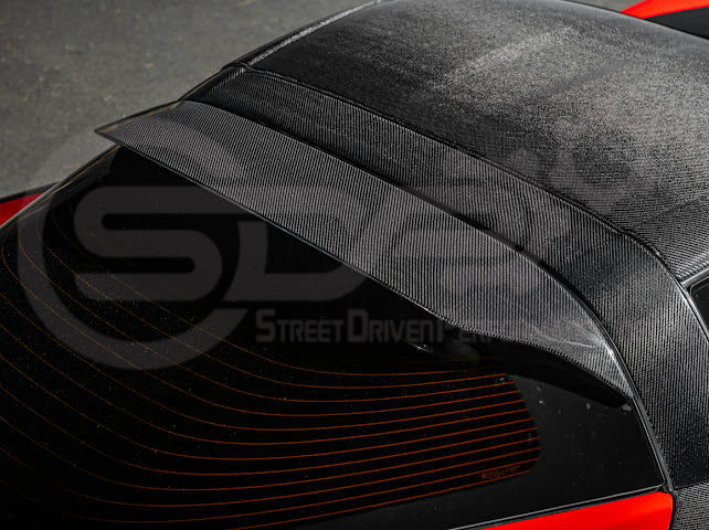 2005-2013 CHEVROLET CORVETTE C6 | SDP PERFORMANCE CARBON FIBER REAR ROOF WING LID SPOILER