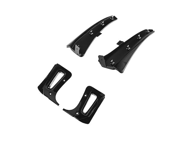 2020+ CHEVROLET CORVETTE C8 Z06 & E-RAY | CARBON FLASH XL EXTENDED FRONT SPLASH GUARD