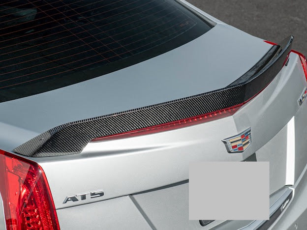 2016 - 2019 Cadillac ATS-V Sedan | Carbon Fiber SDP Style Rear Trunk Lid Spoiler Wing