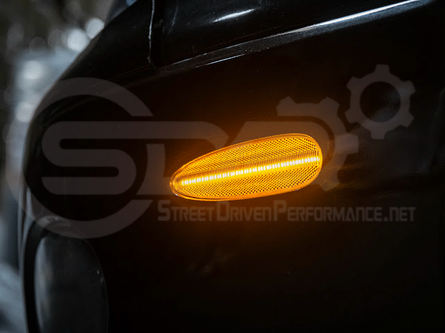 2004-2006 Pontiac GTO | Front Clear / Red / or Black Lens Amber Light LED Side Markers Pair