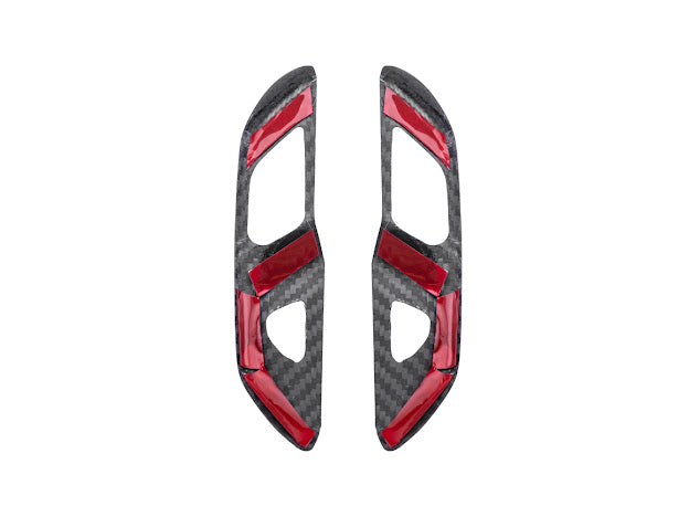 2020+ CHEVROLET CORVETTE C8 CARBON FIBER SIDE DOOR INTERIOR CONTROL BUTTON TRIM COVER