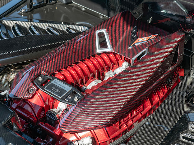 2023+ CORVETTE C8 Z06 CARBON FIBER ENGINE COVER