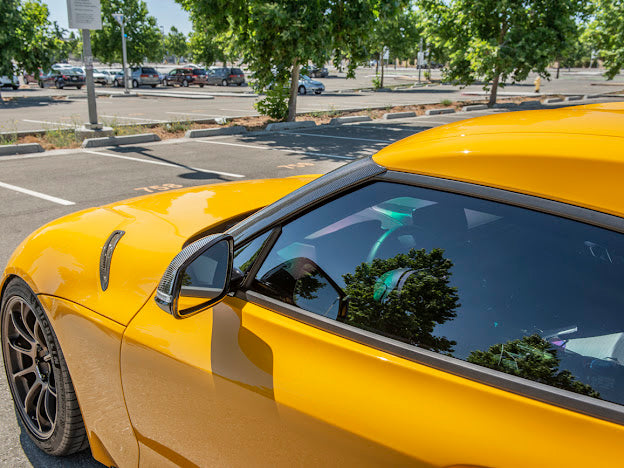 2020-Up Toyota GR Supra A90 A91 |JDM Factory Style CARBON FIBER A-Pillar Panel Cover