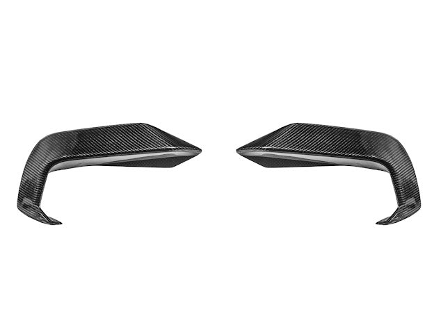 2024-UP FORD MUSTANG ECOBOOST | CARBON FIBER FRONT LOWER SIDE GRILLE INSERTS PAIR
