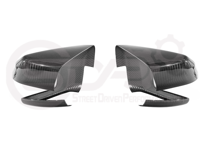 2022-UP FORD F-150 LIGHTNING | FACTORY STYLE CARBON FIBER SIDE MIRROR CAP COVERS (PAIR)