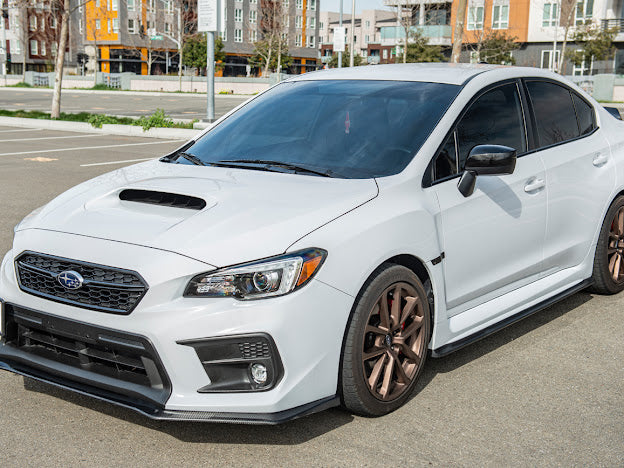 2018-2021 SUBARU WRX / STI | HT STYLE CARBON FIBER FRONT SPLITTER LIP GROUND EFFECT
