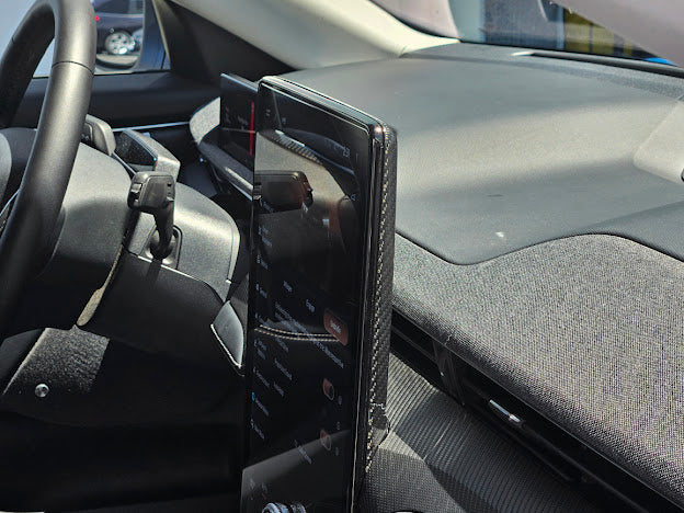 2021-Up Ford Mustang Mach-E | INTERIOR Carbon Fiber Navigation Monitor Cover