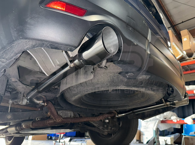 2019-PRESENT SUBARU ASCENT | MUFFLER DELETE AXLE BACK EXHAUST (CHROME OR BURNT BLUE TIPS)