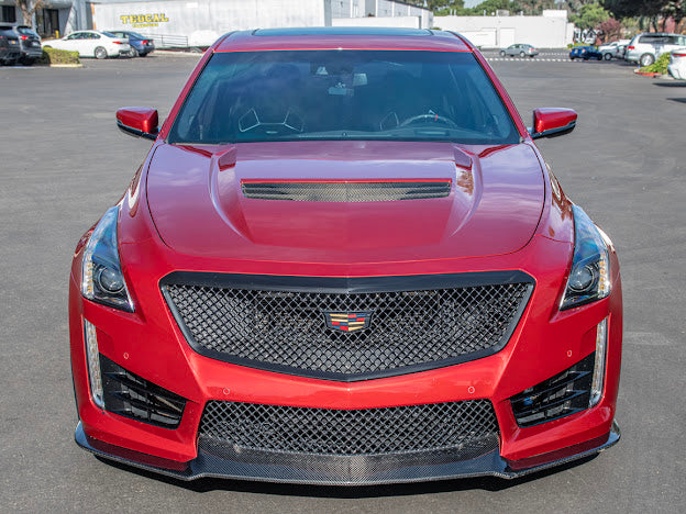 2016-2019 CTS-V3  | FRONT LIP SPLITTER GROUND EFFECTS AND WHEEL ARCHES - CARBON FIBER