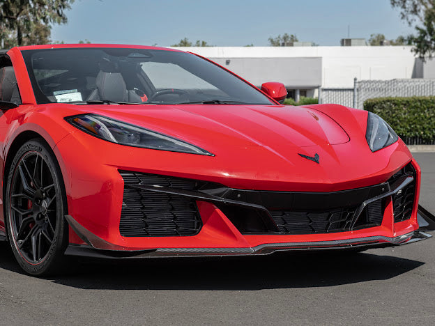 2023+ CHEVROLET CORVETTE C8 Z06 & E-RAY | CARBON FIBER FRONT SIDE CANARDS