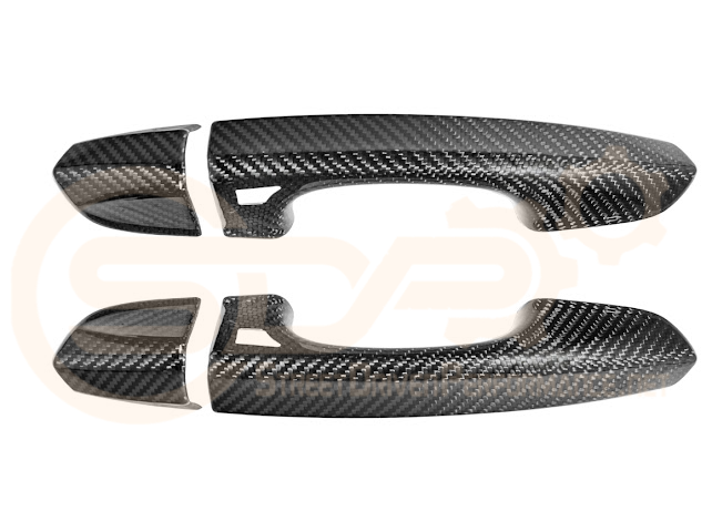 2015-2023 FORD MUSTANG S550 | CARBON FIBER OUTER DOOR HANDLE COVER SET PAIR